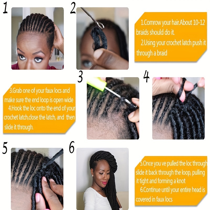 3  synthetic crochet box braids 24 inch pre looped for   knotless box braided hair extensions in   and blue gradient for women   braids gradient box braids natural look braids crochet braids details 5