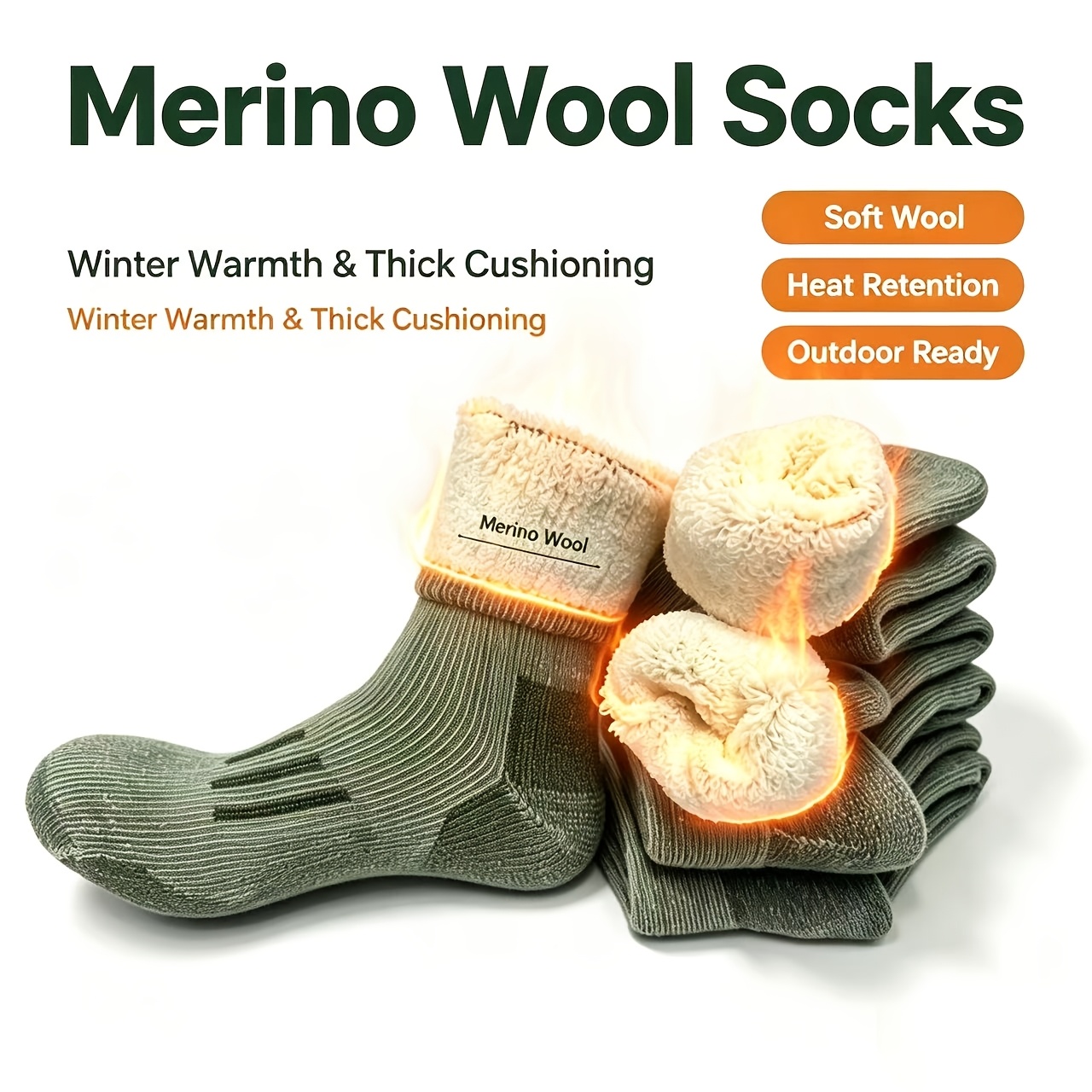 item picture 3 pairs of velvet velvet thermal socks extra thick warm sailor insole socks velvet socks for men and women fluffy socks