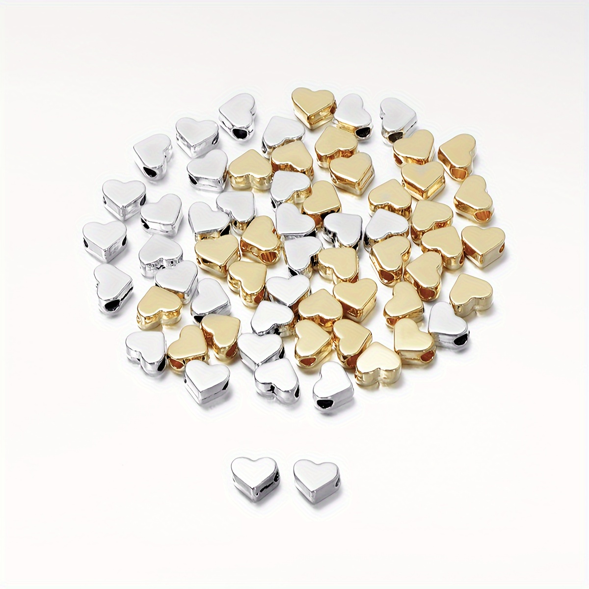 

200pcs Heart Diy Bracelet Necklace Jewelry Decorations Accessories