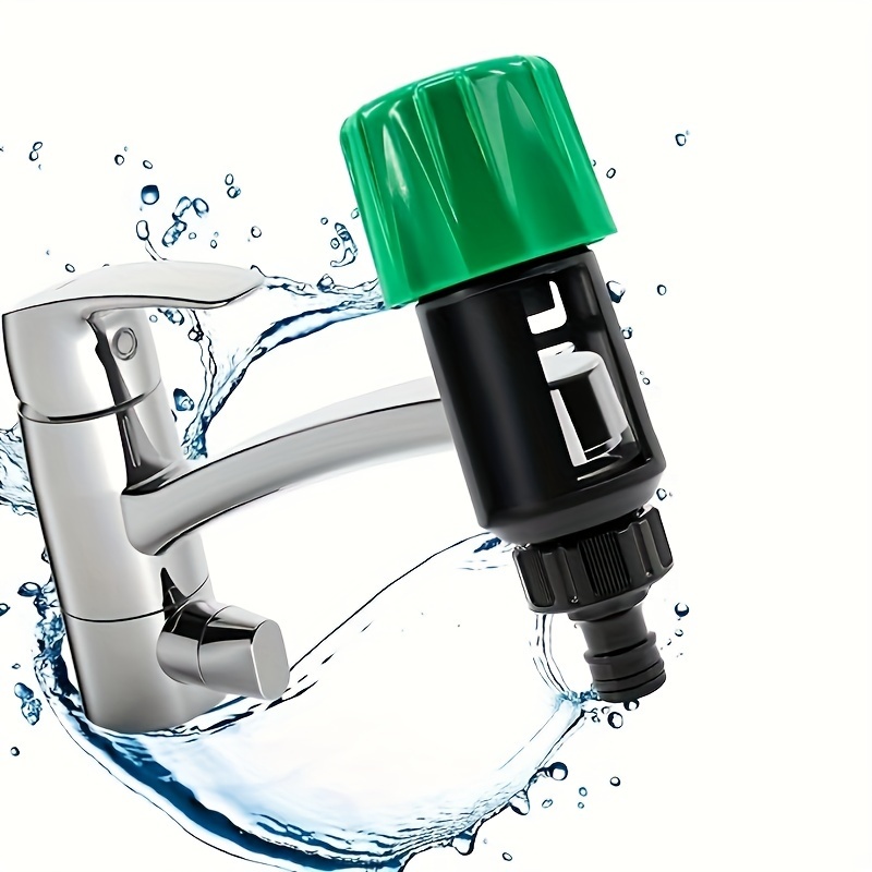 Image of Tap Hose Connector For Garden Bathroom Kitchen Indoor Outdoor Hose Pipe Tap Attachment- (hose Tap Connector)