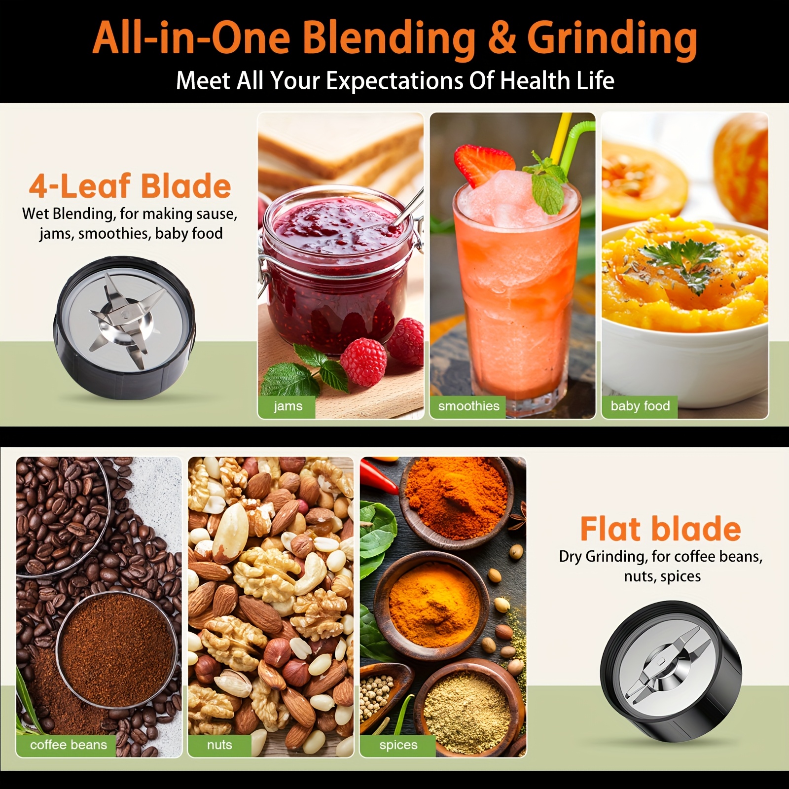 Smoothie Blender, Milkshake and Smoothie Mixer, 15-Piece Kitchen... product image 4