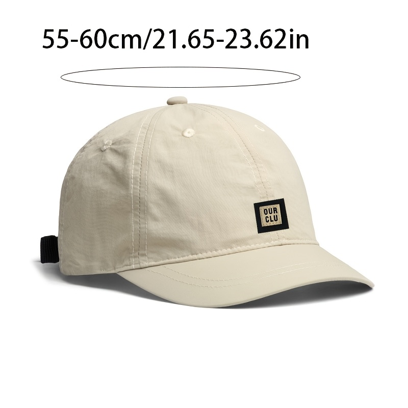 Outdoor American Short Brim Hat, Vintage Baseball Cap