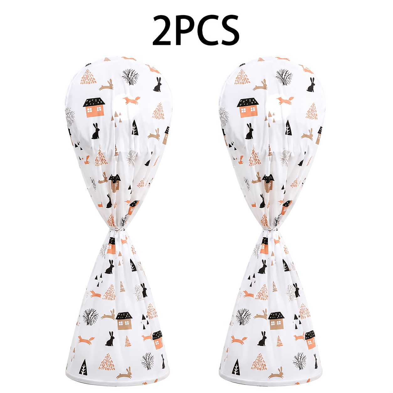 Two-pack Peva Standing Fan Protective Covers, Dustproof And Waterproof Fan Storage Covers, Easy-to-clean Appliance…: retailer-supplied image
