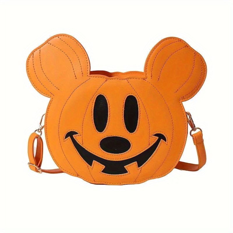 Kürbis Umhängetasche Damen - Lustiges Halloween Accessoire & Herbst-Tasche
