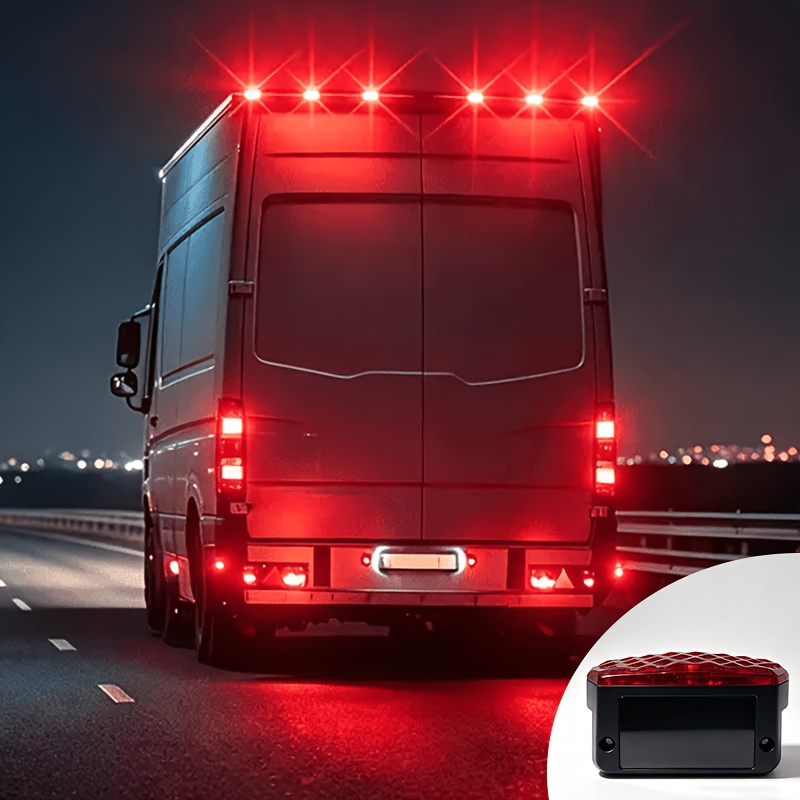 TEMU Light For Truck Car Motorcycle Lights Red, , Amber, Led Light Car Decor Additions