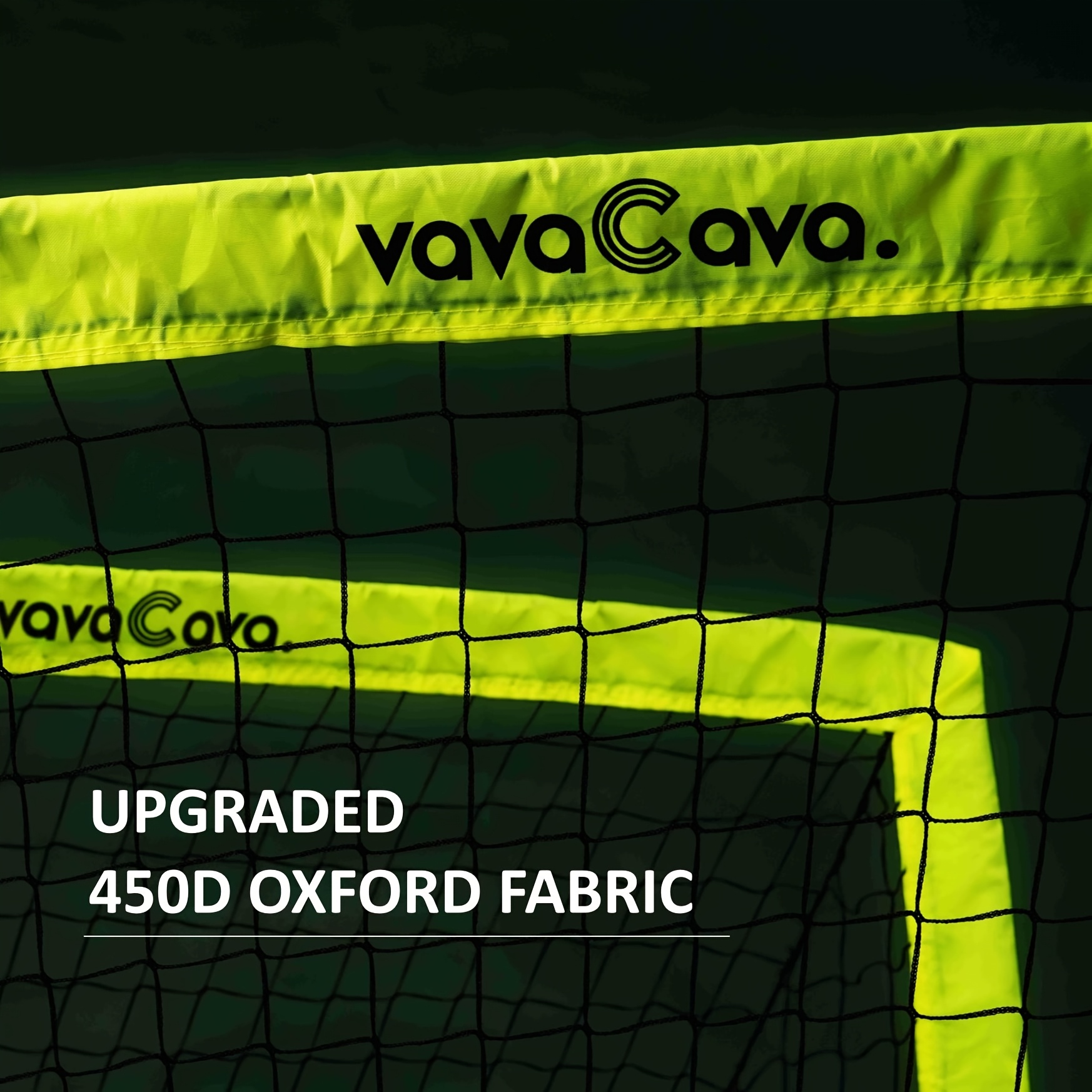 VavaCava 2 Packs 4' X 3' Size Portable Soccer Goals For Backyard, Indoor And Outdoor Soccer Net, 2 Nets, 2 Soccer Balls, 1 Pump, 1 Carrying Bag, 450D Oxford Fabric, Pop Up Design, Easy To Take Away. Backyard Fun, Best Gift For Your Family And Friends