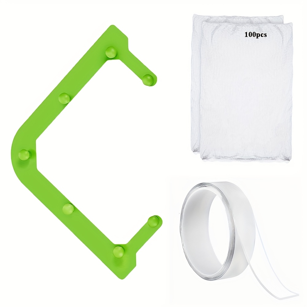 /150 Bags Sink Strainers Basket Triangle Sink Strainer Triangle Tri-holder Filter Mesh Sink Filter For Kitchen Food Waste Garbage