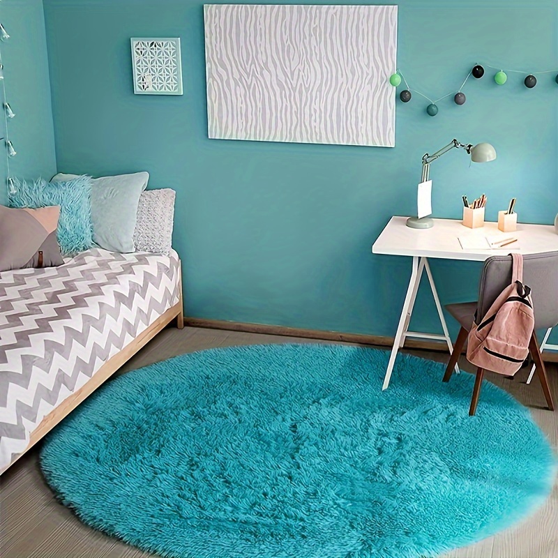 1  and fluffy shaggy rug non slip and waterproof   living room bedroom nursery game room   carpet teenage room decoration and room decor 4x4 details 9