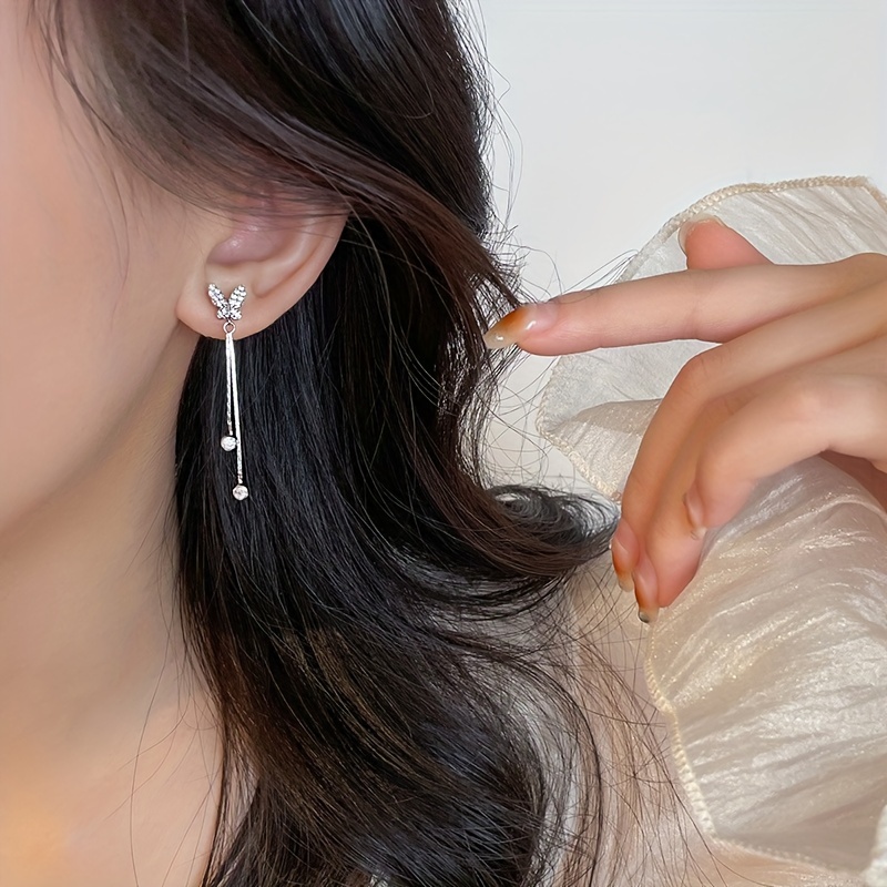 

Boucles D'oreilles Pendantes En Chaîne de Tempérament de Luxe, En , Accessoire de Bijoux D'oreille