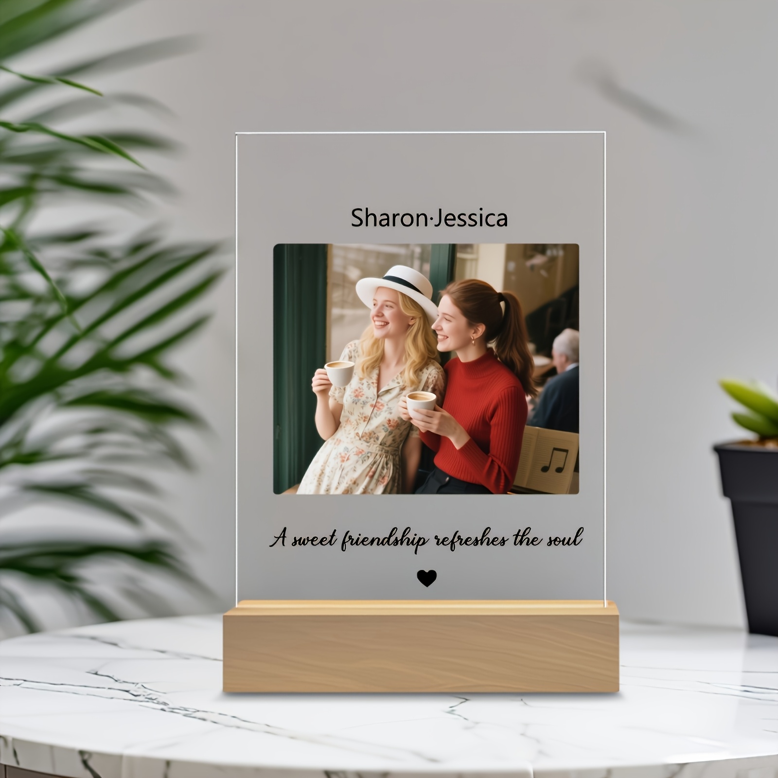 TEMU 2d Flat Custom Acrylic Display Board - Personalized Photo/name, Artwork Showcase
