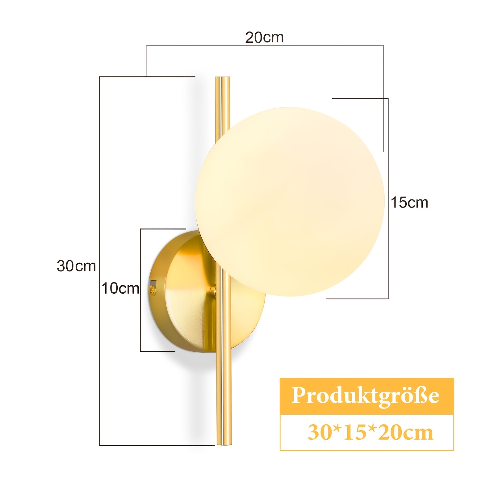 Image of Wall Light Indoor Wall Lamp Golden - E27 Wall Lighting Modern Hallway Lamp Bedroom Staircase Lighting For Hallway Living Room Kitchen Hotel (no Included)