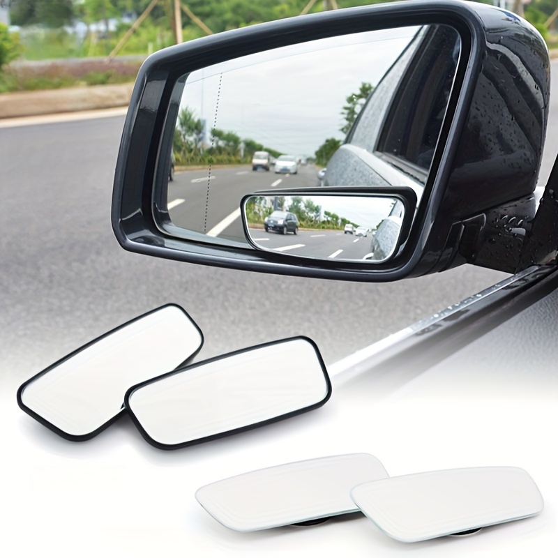 Blind Spot Car Mirrors: Semi Oval Convex Rear View/Side Car Mirror  |Automotive Exterior Accessories | Blindspot Stick On Mirror For Car By  Utopicar