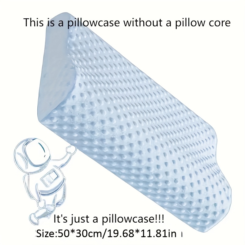 1pc Summer Pillowcase, Just A Cover, 50 X 30cm, Wavy Pillowcase