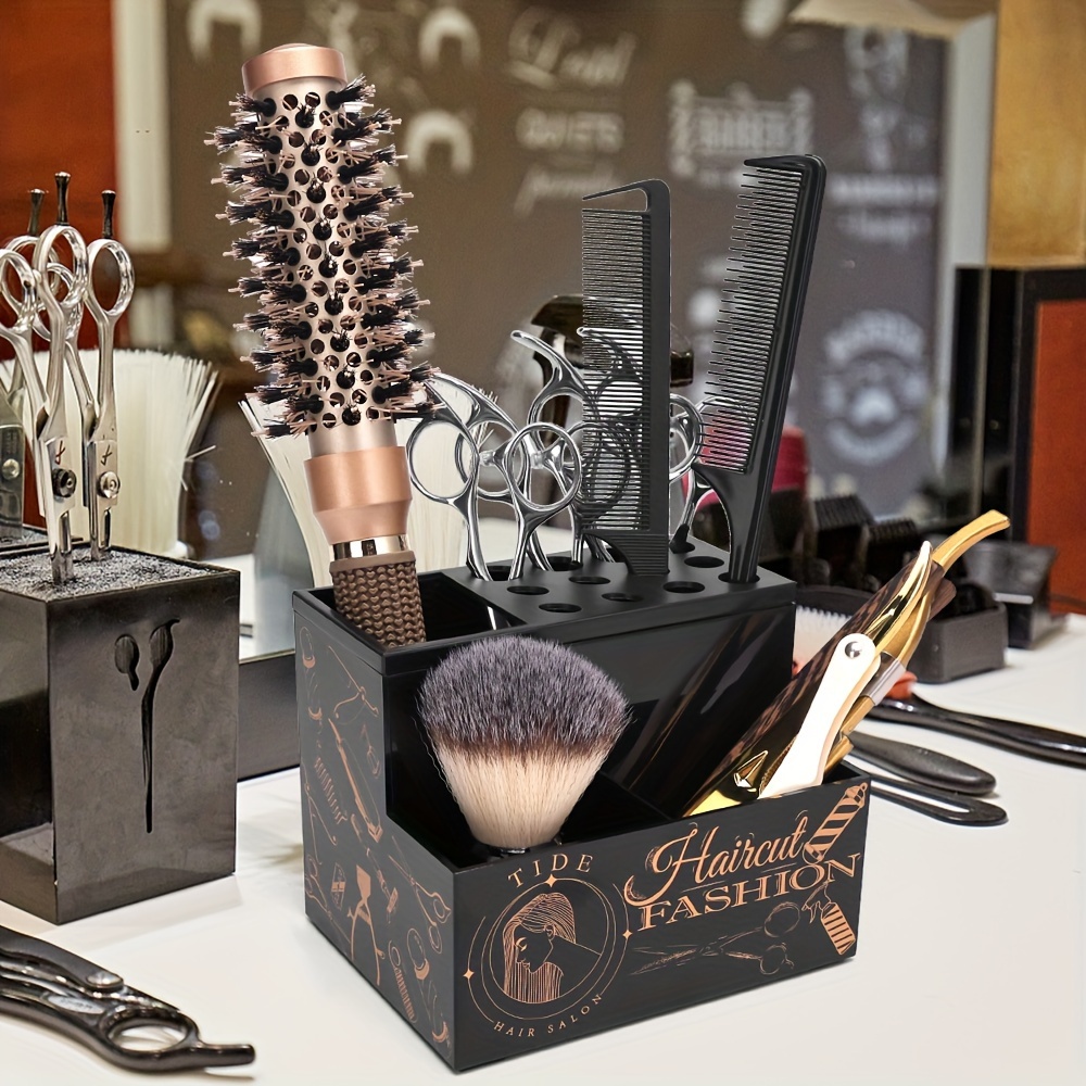 professional hair styling tool holder large capacity acrylic