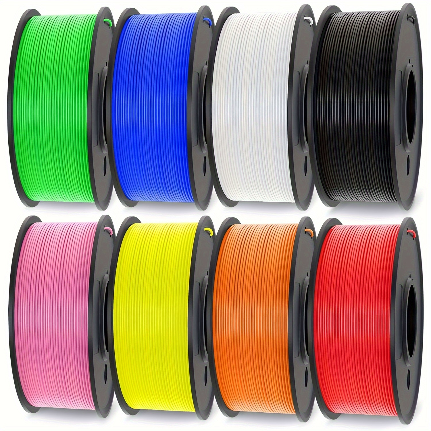 

Sunlu Petg 3d Printer Filament Set, 1.75mm High Precision, 2kg Total, 0.25kg Each, Vacuum Sealed, 8 Pack Multi-color, Good Adhesion & Less Warping, Smooth Quality Print Material