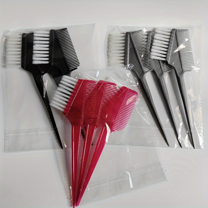 

3pcs Per Pack Thickened Comb Hair Dyeing Brush Comb Tool Hair Dyeing Brush Dyeing Hairdressing Professional