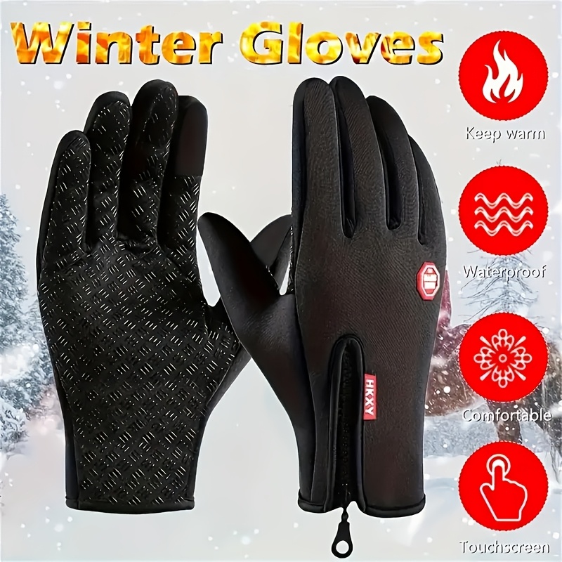 

Thermal Gloves - Warm, Breathable, Touchscreen Compatible, And Comfortable For Cycling And Outdoor Activities, Winter Cold Weather Gloves Men And Women