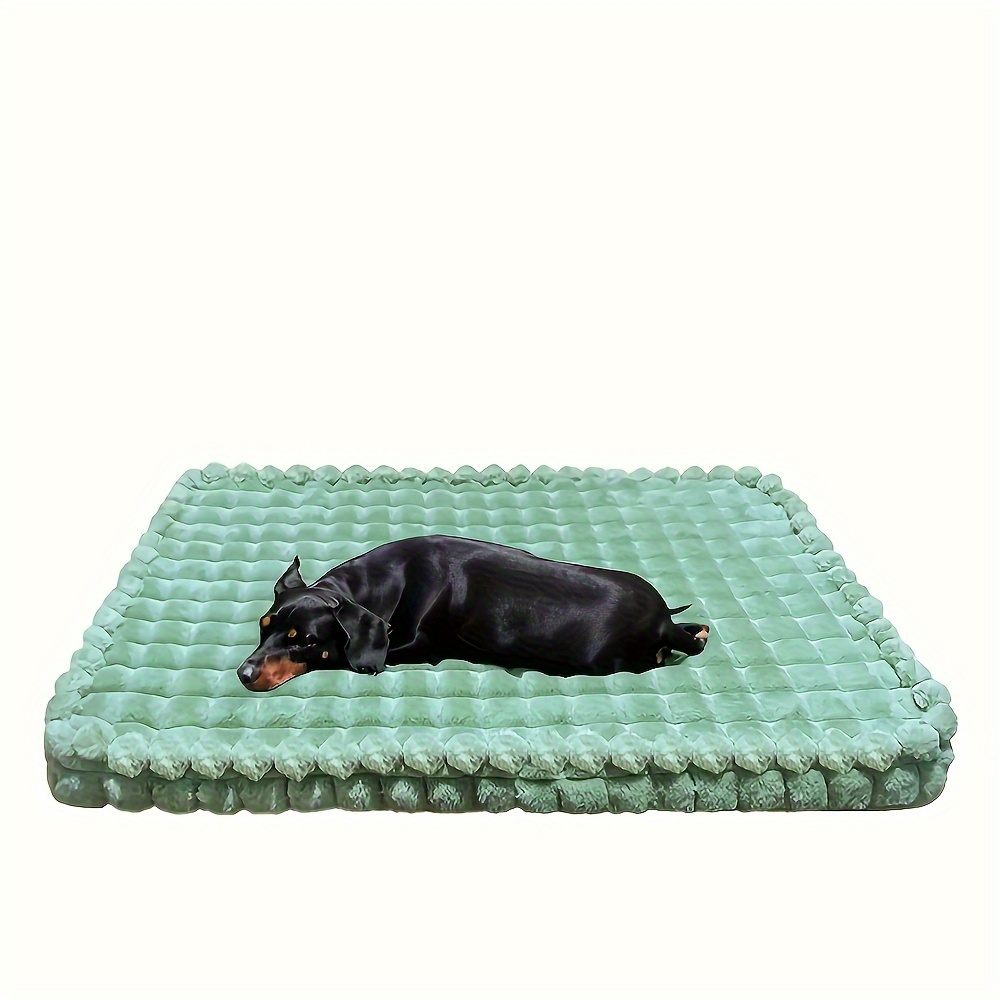 

1pc Dog Crate Bed Waterproof Deluxe Plush Dog Bed, Pet Sleeping, Travel Dog Car Bed For Large Dogs, Orthopedic Dog Bed With Removable Washable Cover, Suitable For Indoor Outdoor