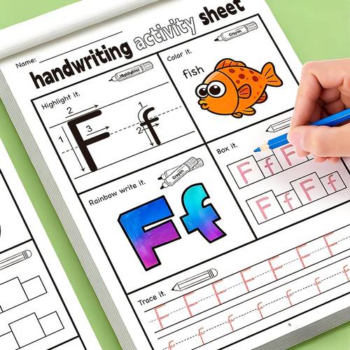 a practice book for tracing the 26 english letters a z featuring red letter writing exercises fun illustrations and an workbook suitable for children learning to write serving as a guide for home and kindergarten learning
