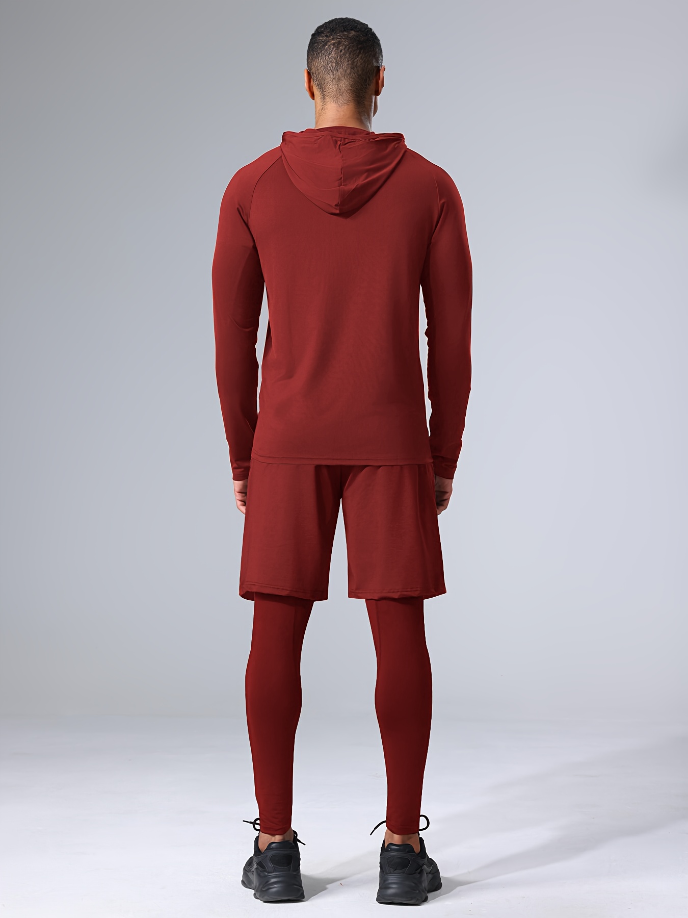 3pcs Men's Lightweight Quick-Dry Athletic Set