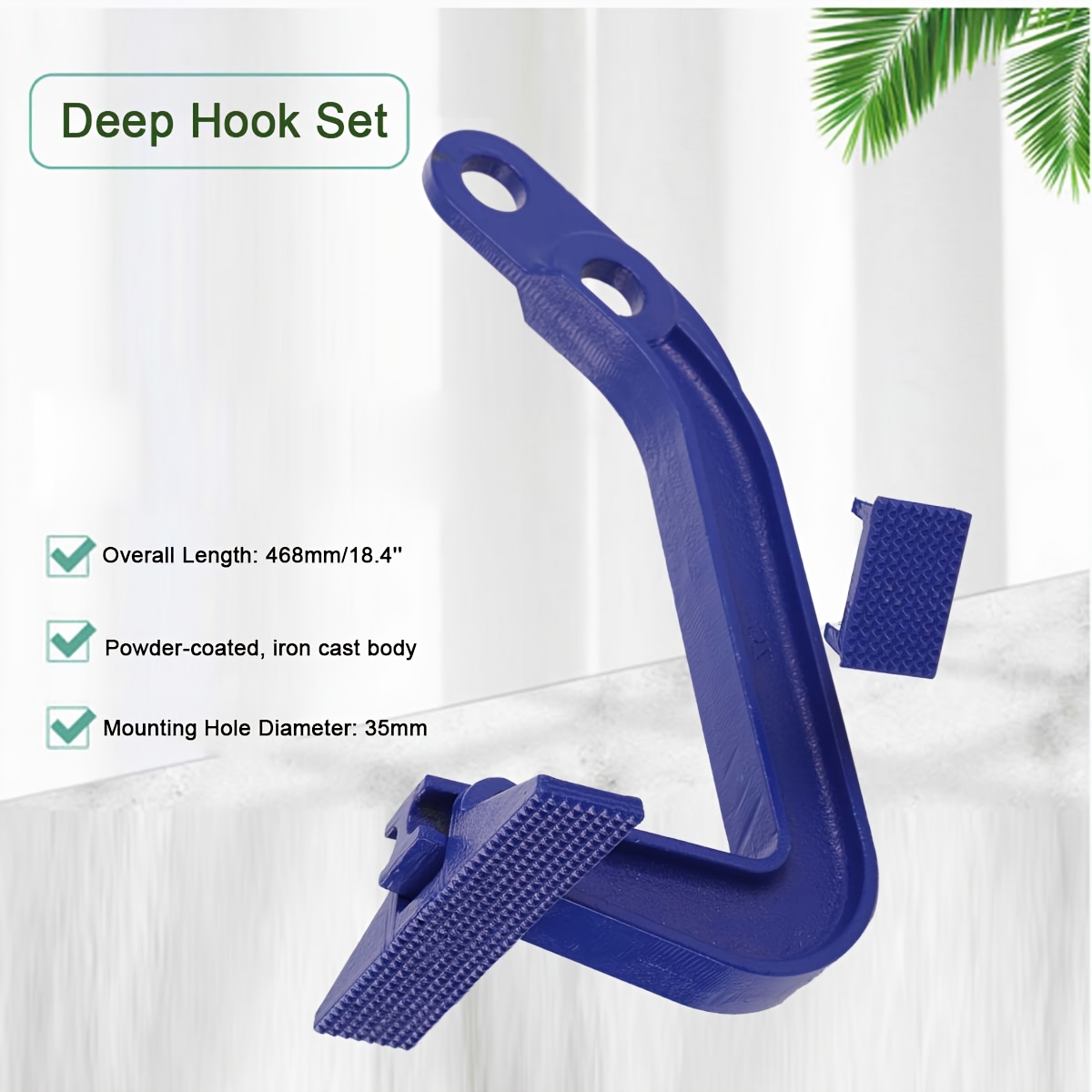 Heavy-Duty 5 Ton Auto Body Clamp Hook for Cars and Trucks