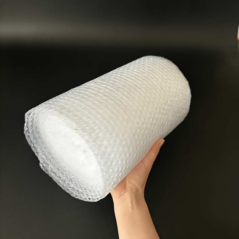 E-shop 1 Rolle verstärkte transparente Luftpolsterfolie - 393,7 Zoll x 12,0 Zoll 8,0 Fuß Verpackungsfolie, geeignet für Umzug, Transport, zerbrechliche
