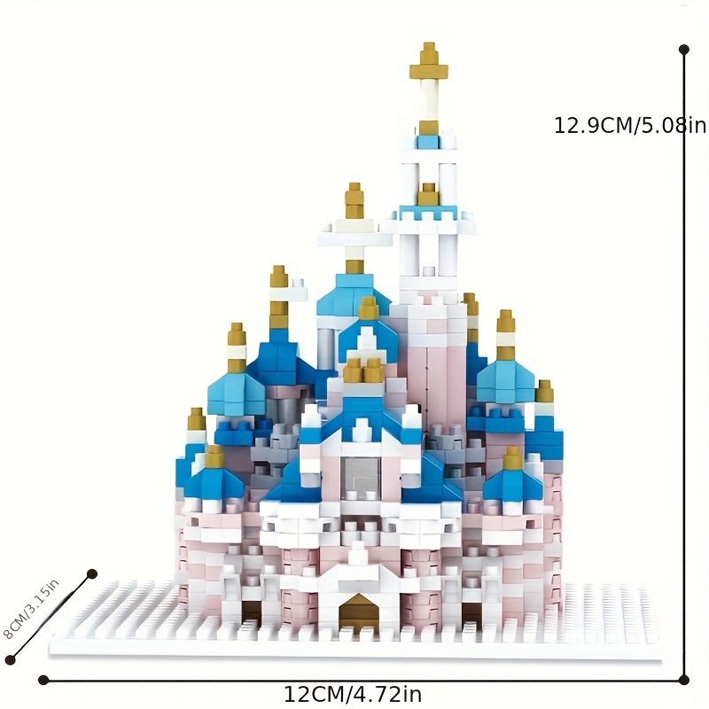 2800 pcs Pink Castle Building Blocks Set Ideal Birthday Gift