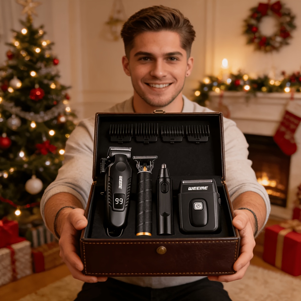 TEMU WEMME Tagliacapelli Elettrico da , Set Rasoio Quattro Pezzi, , per , Taglio Capelli e Rifinitura del Corpo, del Naso. � un'ottima scelta per