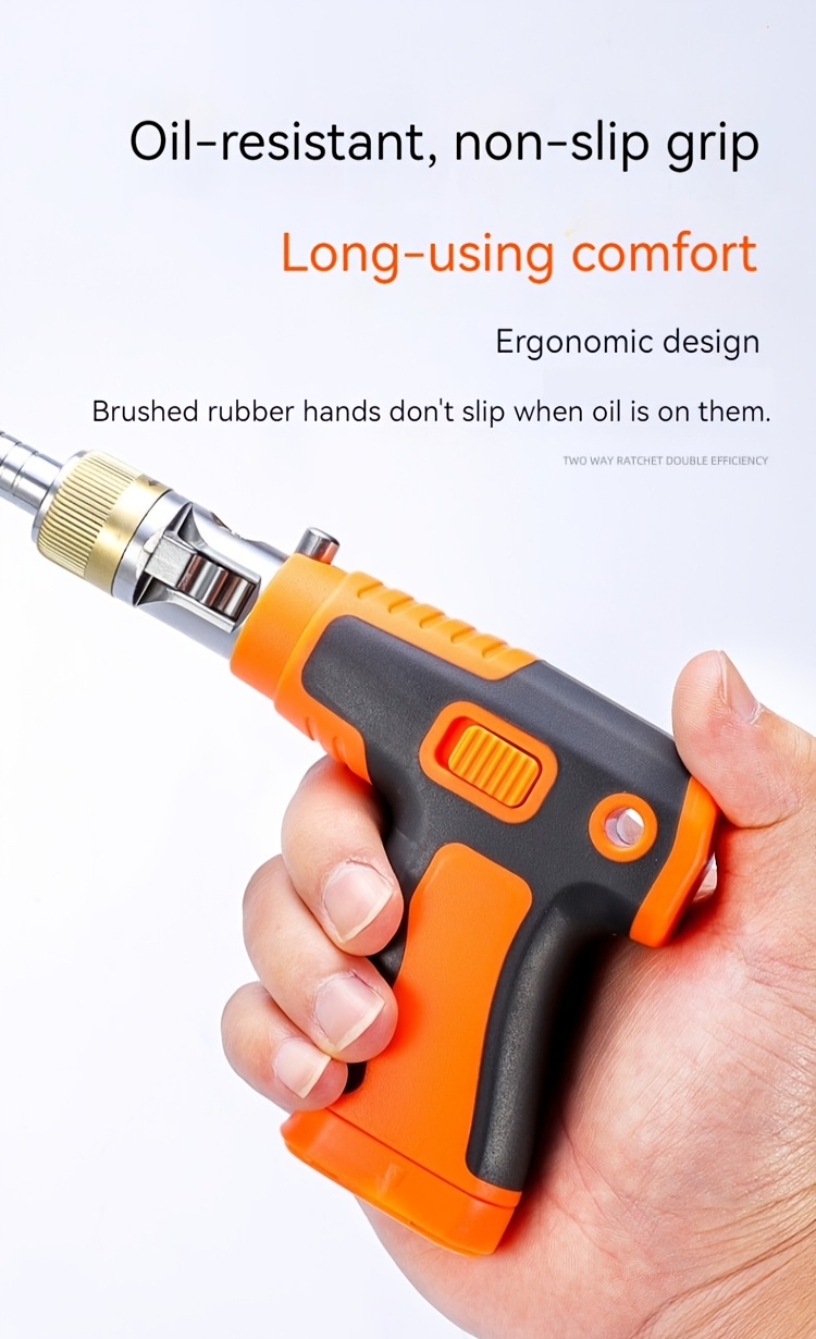 16pcs set ratchet multi functional special shaped manual screwdriver set pistol   design non electric no battery required multifunctional   hand tool kit easy tightening and loosening very suitable for mechanics diy enthusiasts Product details 9