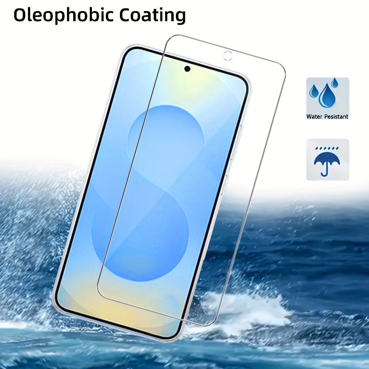 Pack of 3 High-Definition Fully Transparent Tempered Glass Screen Protectors, Compatible with Samsung Galaxy S25 / S25+ / S25 Ultra, Supports Ultrasonic Fingerprint Unlocking, Features an Oil-Repellent Coating, Scratch And Shatter Resistant, Smooth Surface, Designed to Be Compatible with Cases, Easy to Install.