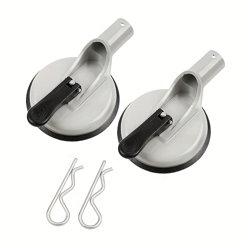 TEMU 2pcs Rv Awning Brackets, Suitable For Rvs, Campers, âheavy-duty Suction Cup Mounting Base, Installation Accessories, Awning Suitable For Rv