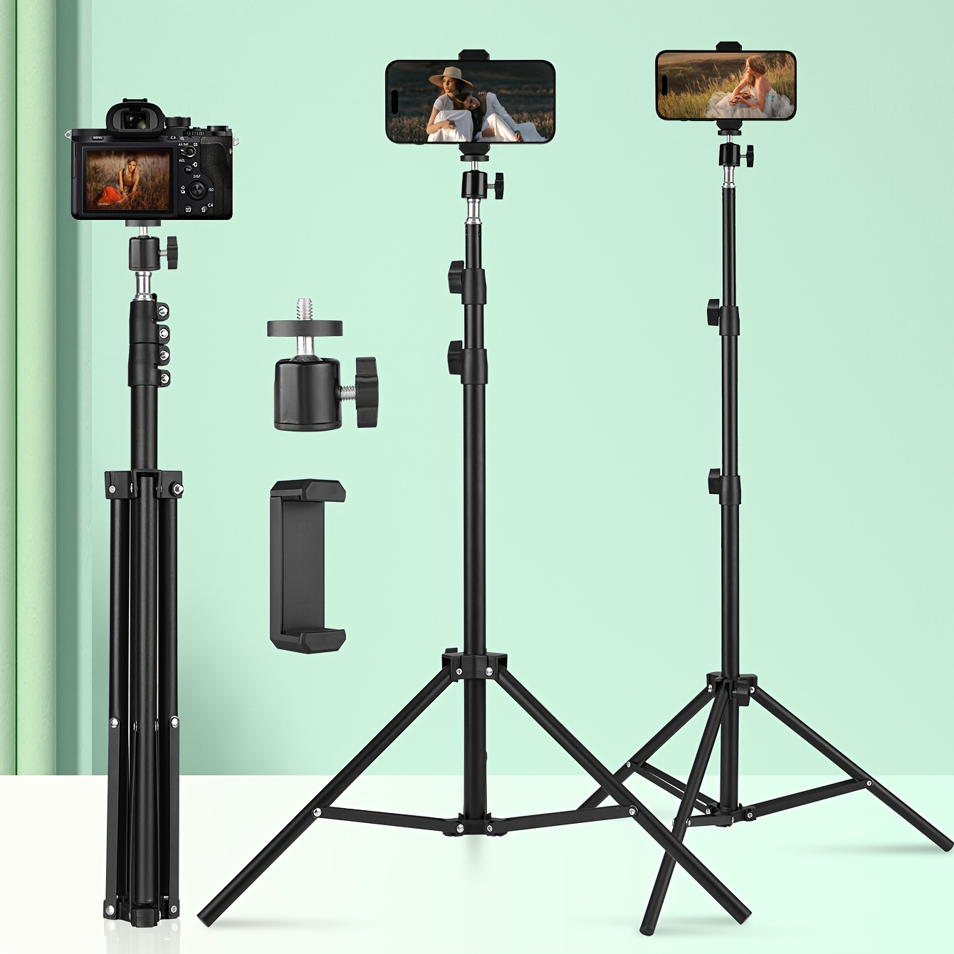   photography   video shoots and lighting setups this adjustable portable floor stand supports cameras and lights features a foldable design with a sturdy base and collapsible legs for  