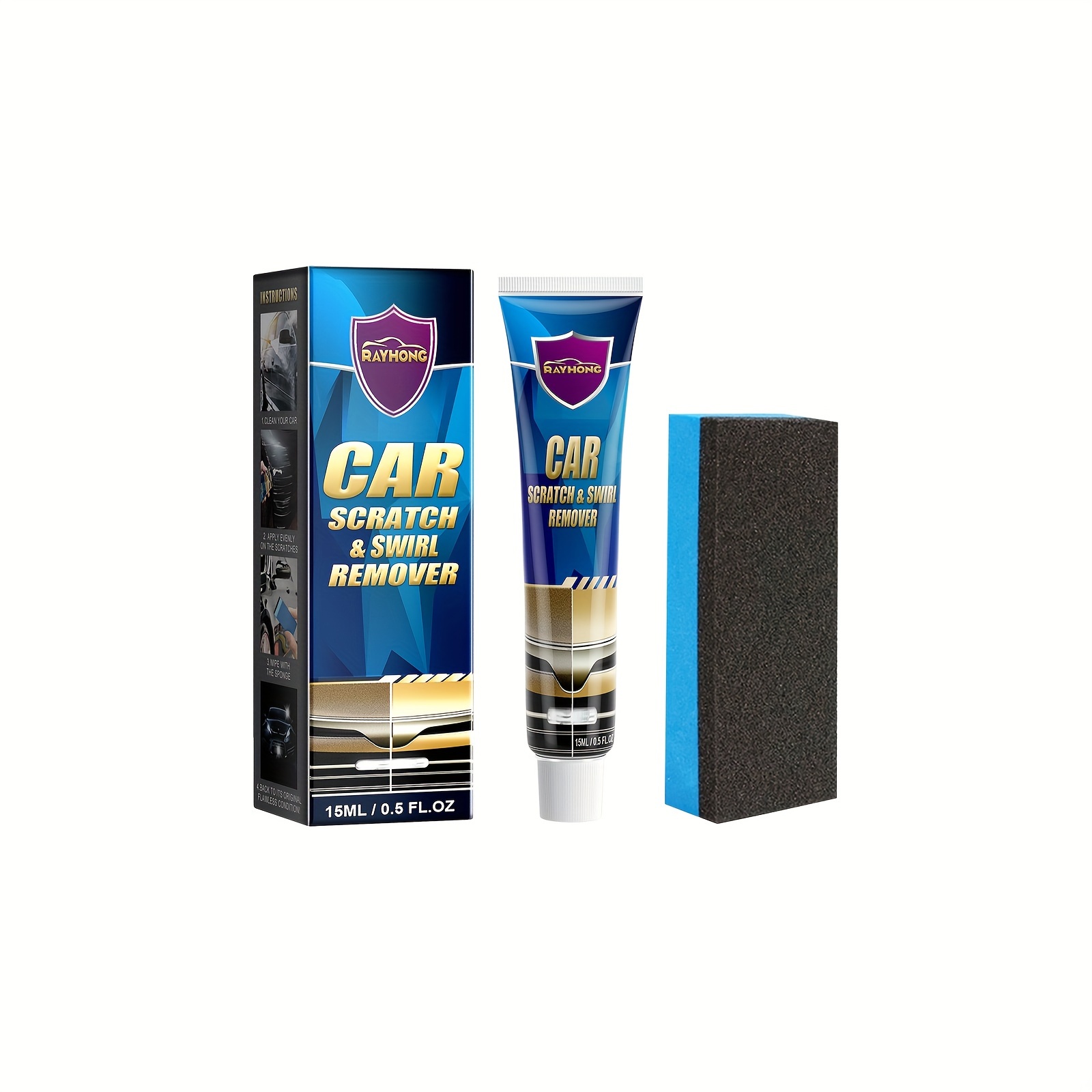 TEMU 60ml Car Scratch Repair Cream Car Maintenance Renovation Paint Scratch Scratch Polishing Paint Repair Cream