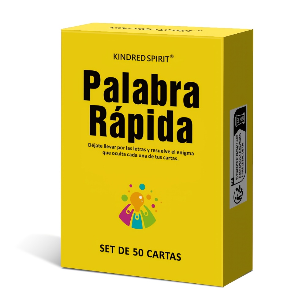 50 Spanish Quick Word Guessing Cards
