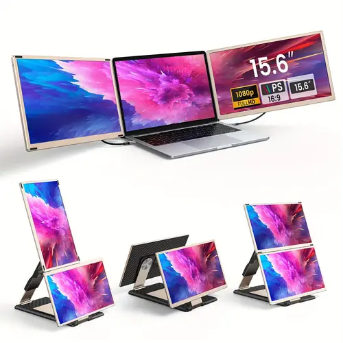 notebook computer screen extender 12 inch 14 inch 15 6 inch portable monitor fhd 1080p ips 235 rotatable screen display monitor notebook detachable multi mode display compatible with 13 inch 17 3 inch notebook computers