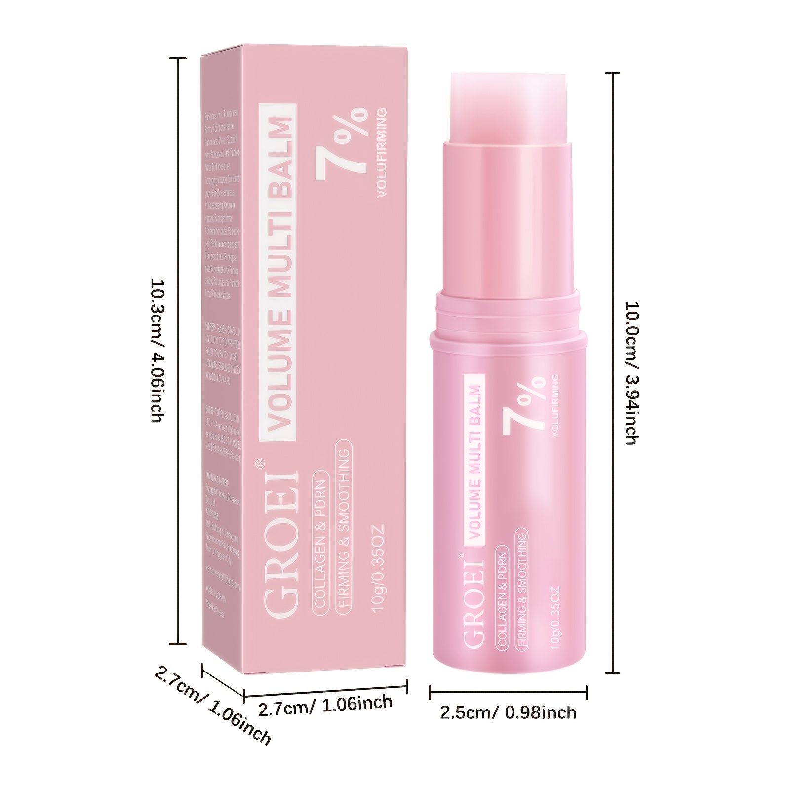 4pcs PDRN Pink Collagen Volumizing Multi-Fragrance Balm
