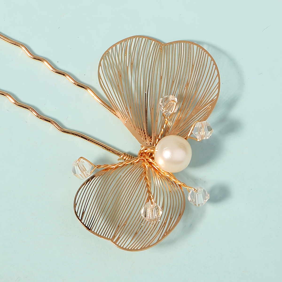2pcs Bridal Wedding Headpiece Hair Accessories Clips