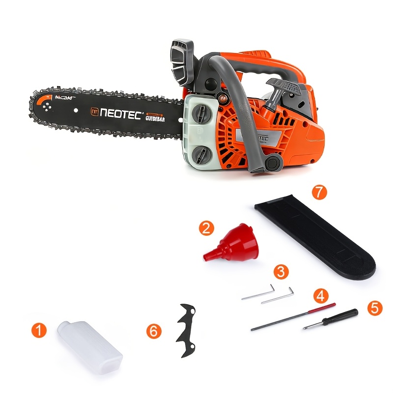 Temu – TEMU Neo-tec 12” Top Handle Gas Chainsaw, 2-stroke 25.4cc Portable Chain Saws For Trees Gas Powered Wood Cutting