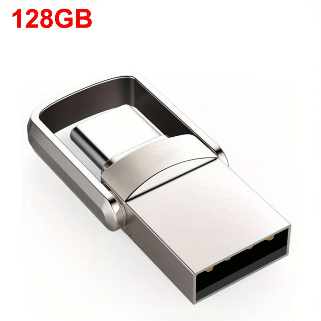 USB C bliskovni pogon z 360° vrtenjem - Visokohitrostni USB 2.0, kovinski bliskovni pogon, združljiv s PC, prenosnikom, Mac, pametnim telefonom