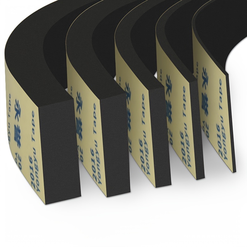 black and white eva foam tape strong buffering sponge rubber mechanical shockproof wall   table leg pads door window seal wear resistant single sided sponge anti collision   tape thickness 2 3 5 8 10mm
