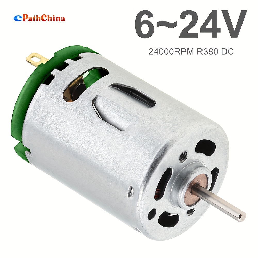 motor r380 de 6-24 , 24000rpm, micro motor   velocidad, motor de acero inoxidable de metal para juguetes diy, secador de pelo, mini ventilador, pequeño aparato detalles 1