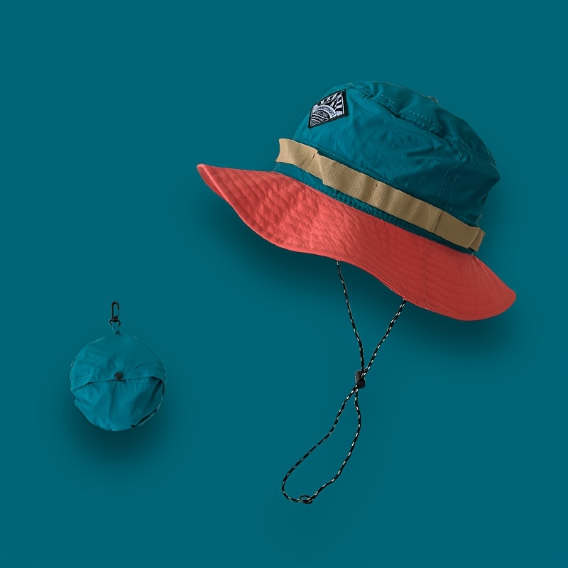 E-shop Koreanischer Schnelltrocknender Fischerhut Herren Frühling Sommer Outdoor Sport Faltbare Aufbewahrung Bergsteigerkappe Lässiger Bucket Hat