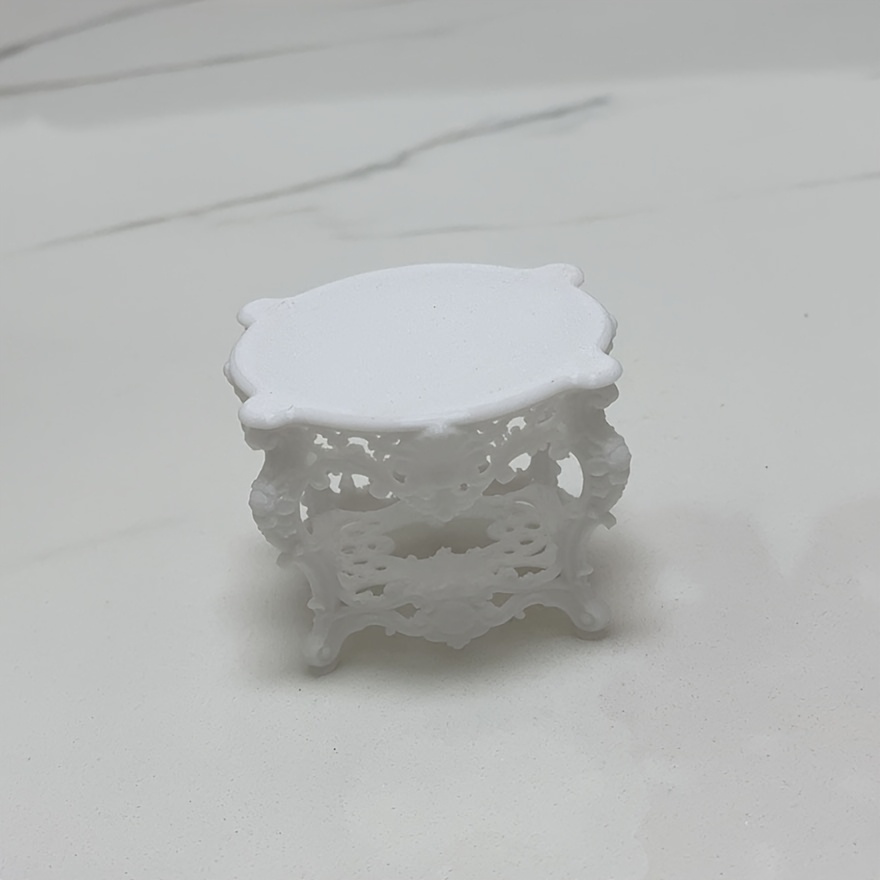 TEMU 1pc, Rococo Dollhouse Decorative Carved Figurine Base, Display Stand For Models, Suitable For 1:12 Dollhouse House Decoration Models. Miniature