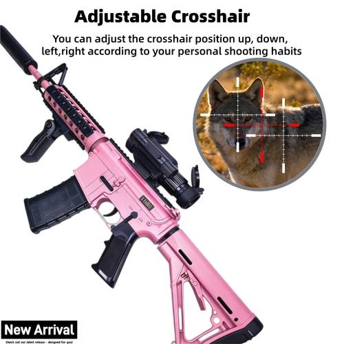 850nm ir 1080p 2mp 1 4 screen rifle scope adjustable 5x ai zoom 200 2600mah rechargeable shockproof aluminum alloy for hunting shooting camping fishing wildlife observation