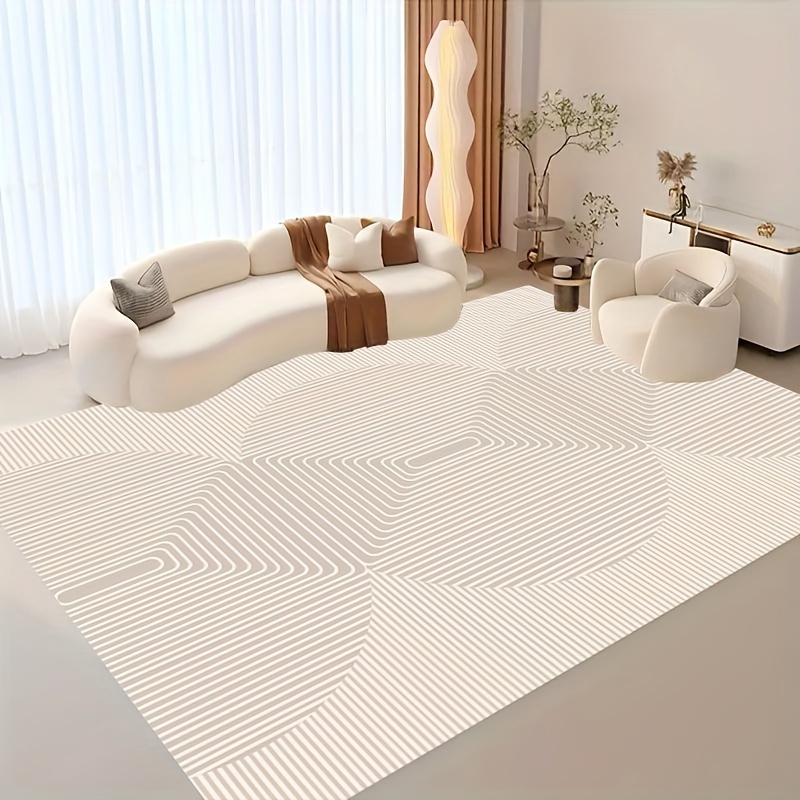 

1pc - Area Rug - , 1000g/m², 5mm , Backing, , , For & Bedroom Decor, Suitable For (≥2.16m², ≥1.8m), Decoration Carpet