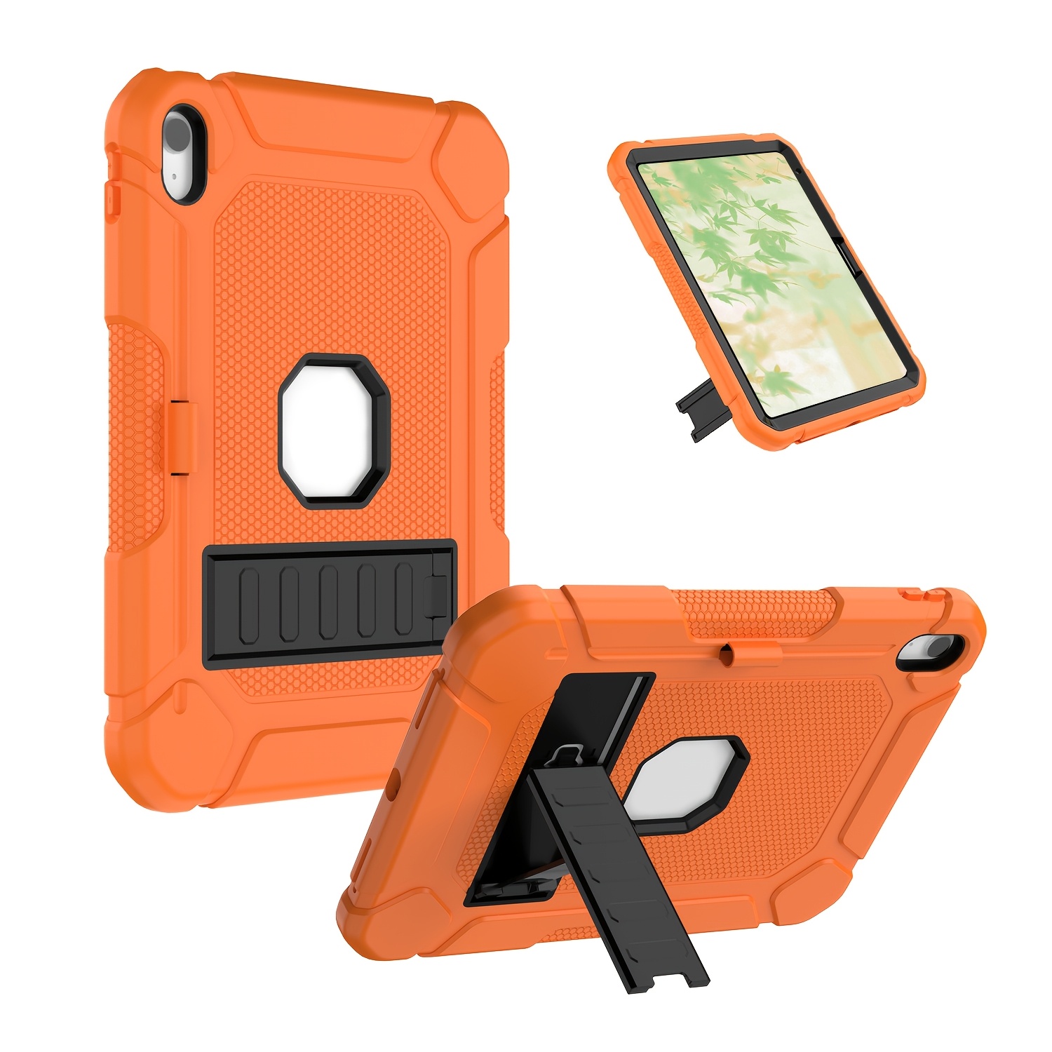 TEMU Protective Case For Ipad 11th A16 2025 11 Inch/ 10th 10.9 Inch With Adjustable Kickstand And Stylus Holder