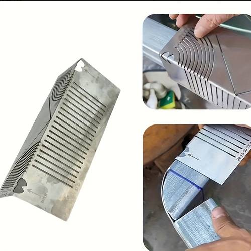 2pcsnew metal marking tool with adjustable angle measuring tool for welding and pipe cutting 90 angle arc marking tool for precise marking