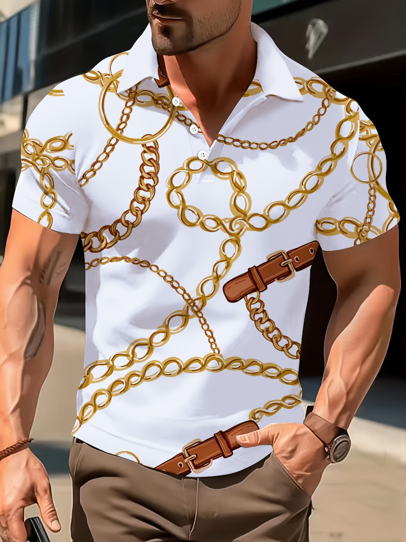 TOWED22 Men's Long Sleeve T Shirts,Casual Long Sleeve Polo Shirts Zip up  Graphic 3D Lapel T Shirts Stylish Streetwear Tees Designs Shirts Teens