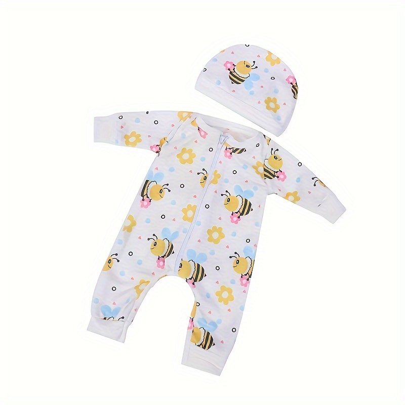 Jumpsuit And Hat Doll Clothes, Suitable For 43cm/18-inch Doll Clothing (dolls Not Included)