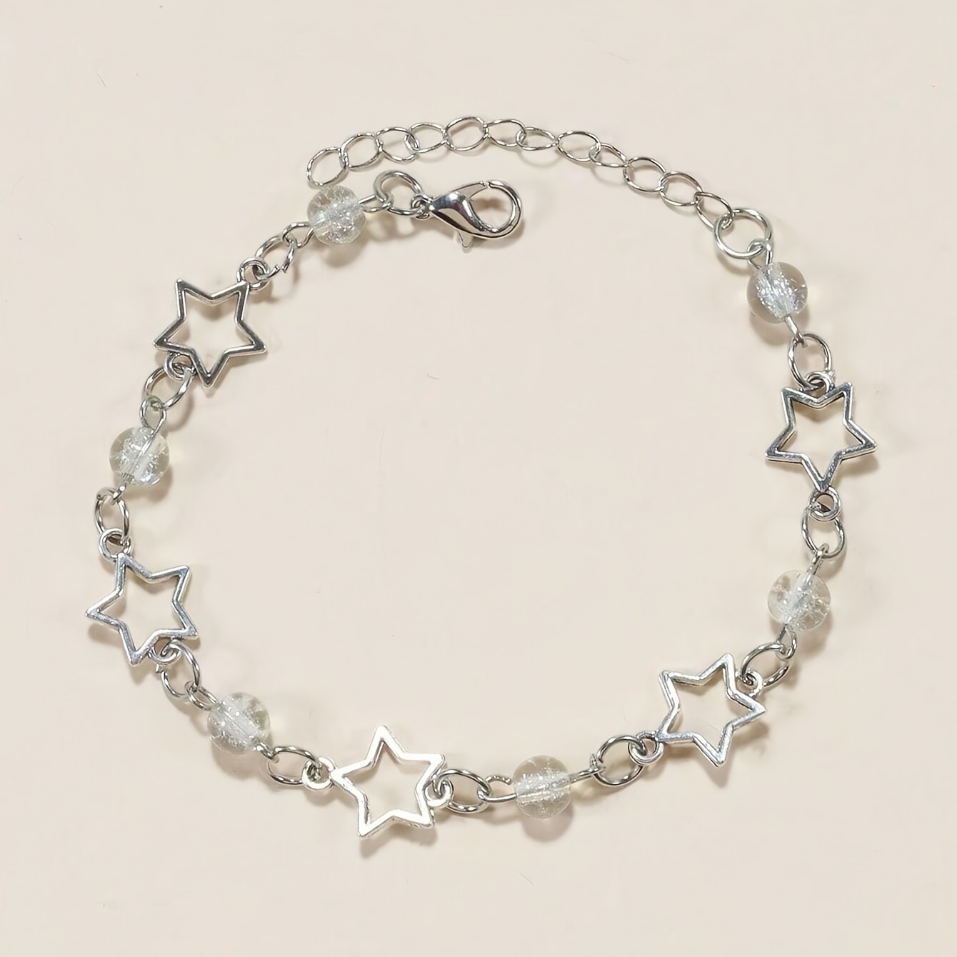 E-shop 1 Elegantes luxuriöses sternförmiges Damenarmband | Zinklegierung, geeignet für und Geschenk-Anlässe, passend für alle Jahreszeiten